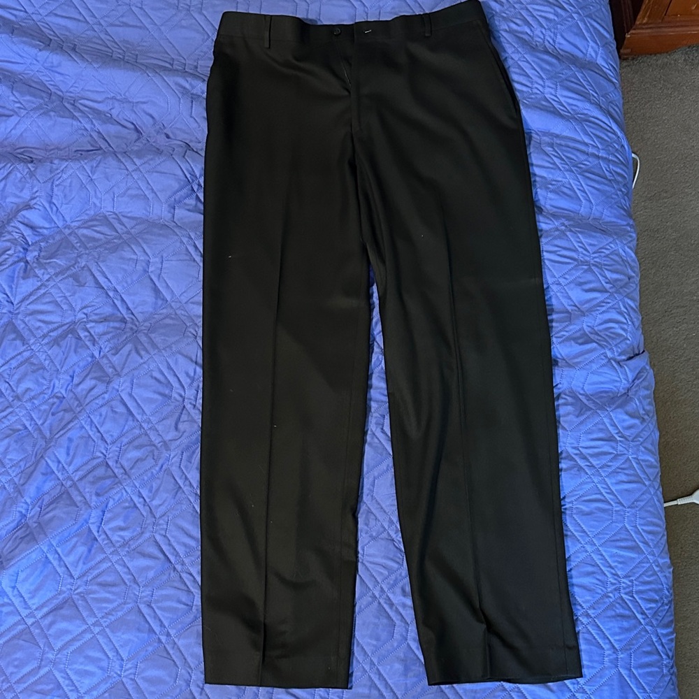 Perry Ellis Sleek Black Men's Dress Pants